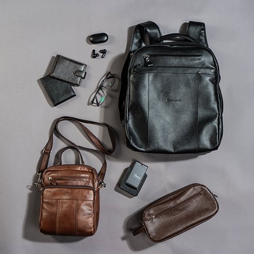 Mochilas e pastas masculinas em couro legítimo Edubolsas — categoria Masculino